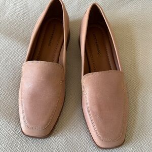 Lucky Brand tan leather loafers